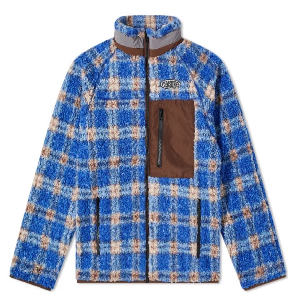 Pleasures Wraith Poodle Fleece Jacket Men’s Small